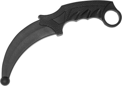 MACS 8.75'' Karambit Martial Arts Black Plastic Blunt Self Defense Training Knife in Kuwait