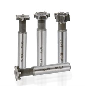 T فتحة قاطعة المطحنة 10 12 14 16 20 25 30 32 مللي متر عالية السرعة الصلب راوتر بت لصلابة المعادن نهاية المطاحن أداة (30x5x16x90) in Kuwait