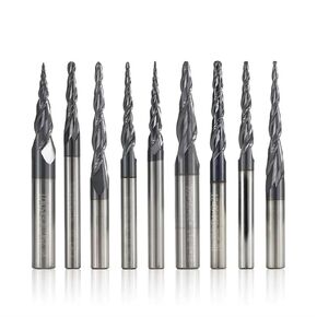 مطحنة نهاية كربيد التنجستن مطحنة نهاية كروية مدببة R0.25-R2.0 لقم التوجيه باستخدام الحاسب الآلي لقاطع الطحن المعدني الخشبي أداة الطحن باستخدام الحاسب الآلي (R0.75x20xD6x50) in Kuwait