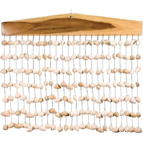 Terre Exotic Bar Chimes with 7 Rows of 24 Natural Nuts – Pangi, Juju, Chacha, Pala Options – Soothing Percussion Instrument (Pala) in Kuwait
