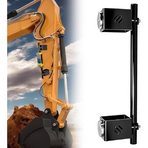 Upgrade Magnetic Mount for LR Receivers, Adjustable Dual-Magnet Bracket, Strong Hold for Flat-Back Dozer Blades, Backhoes & Excavators, No-Drill Quick Installation for Construction & Surveying in Kuwait