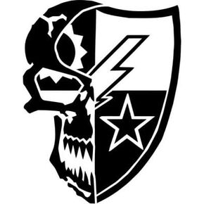 ملصق من الفينيل على شكل جمجمة نجمة الجيش الأمريكي من KaliveCase Ranger|أسود|فن جداري للسيارات والشاحنات والشاحنات وسيارات الدفع الرباعي وأجهزة الكمبيوتر المحمولة|5.5 بوصة × 4.5 بوصة|CGS385 in Kuwait