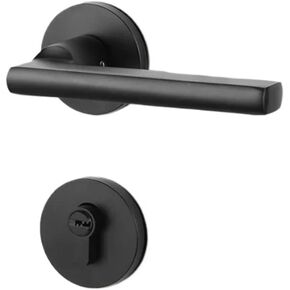 Door Lock Solid Handle Aluminum Universal Type Silent Indoor Wooden 1Pcs(Type B) in Saudi Arabia