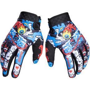 Ghost Eye‌ Cycling MTB Full-Finger Gloves-Touchscreen Compatible Lightweight & Breathable Anti Slip Shock-Absorbing Wear-Resistant for Men/Women All-Season in Saudi Arabia