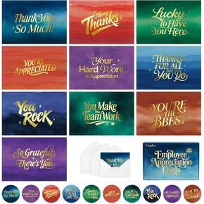 24 Pack Graduation Thank You Cards 2025 with Envelopes and Stickers, 4" x 6" Thick and Blank Grad Thank You Cards Notes for High School College, 6 Elegant Designs in Kuwait