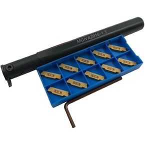 MGIVR 2016-1.5 Internal Grooving Lathe Cutting Tool Holder +10 X MGMN150 Inserts in Saudi Arabia
