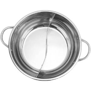 Hot Pot Induction Cooker Gas Stove Compatible with Kitchen Soup Cooking Pot, Stainless Steel Cooking Pot in Saudi Arabia