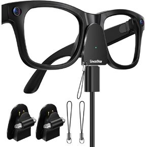 Charging Adapter for RayBan Meta Smart Glasses, USB C Charger Compatible with Meta Gen 1/2 Wayfarer Skyler Headliner Oakley Meta HSTN, Portable Charger with LED Indicator Overcharge Protection, 2Pack in Kuwait