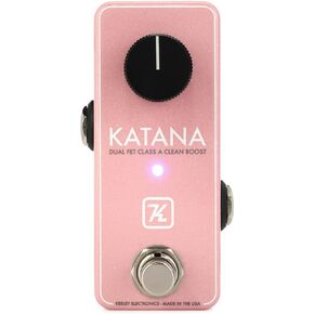 Keeley Mini Katana Clean Boost Pedal - New Light Pink, Sweetwater Exclusive in Kuwait
