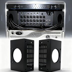 طقم حامل حامل جيد التهوية لـ Behringer XR16، XR18، SD18 - متوافق مع خلاطات Midas MR16، MR18 | إدارة الكابلات | يتضمن أدوات التركيب in Kuwait