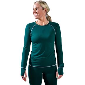 Wild Rye Women’s Evie Raglan Lite, Lightweight Merino Wool Blend Base Layer Long Sleeve Top for Skiing, Hiking & Camping in Kuwait