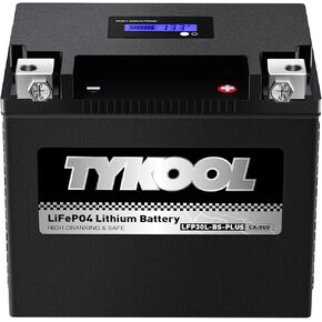 YTX12-BS YTX12 Lithium LiFePO4 Motorcycle Battery,12V 6Ah,360CCA,Built in BMS,Powersports Battery,for ATV, UTV,Scooter,Jet Ski, Snowmobile,Quad, Riding Lawn Mower, Tractor,Polaris Battery in Kuwait