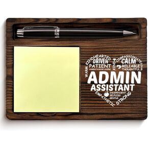 Admin Assistant Gifts for Women Men, Funny Gift for Administrative Assistants Coworkers, Executive Assistant Definition Sticky Note Holder for Office Desk Decor in Kuwait
