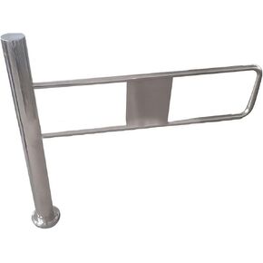 باب أمان في اتجاه واحد لمدخل السوبر ماركت - بوابة معدنية متأرجحة محملة بنابض للتحكم في وصول المشاة في المستودع والمكتبة - تصميم متأرجح لليمين (80 × 97 سم) in Kuwait