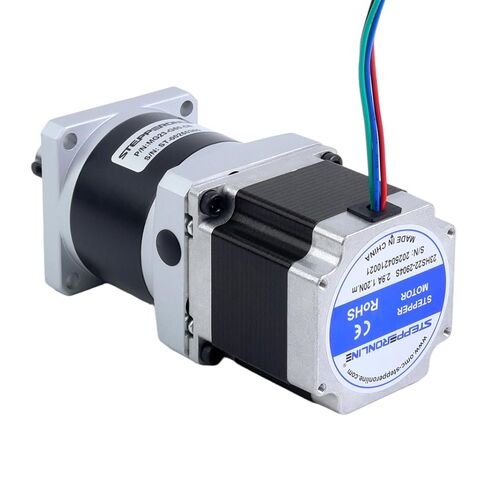 STEPPERONLINE Nema 23 Stepper Motor Bipolar L=54.5mm w/Gear Ratio 50:1 MG Series Planetary Gearbox in Saudi Arabia