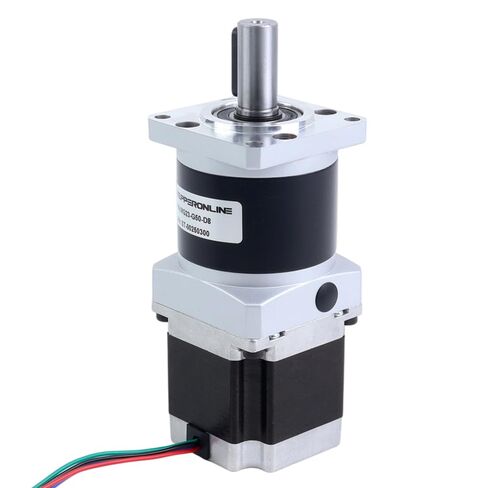 STEPPERONLINE Nema 23 Stepper Motor Bipolar L=54.5mm w/Gear Ratio 50:1 MG Series Planetary Gearbox in Saudi Arabia