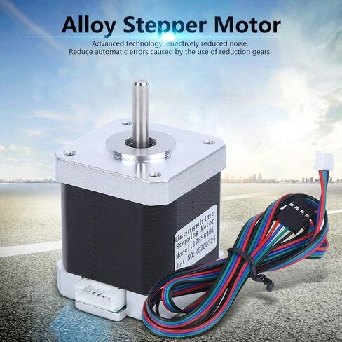 Eujgoov 17HS8401 NEMA 17 CNC Stepper Motor Kit High Torque 4 Pin Cable for 3D Printers & Machining Equipment in Saudi Arabia