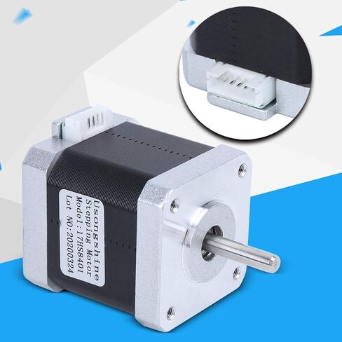 Eujgoov 17HS8401 NEMA 17 CNC Stepper Motor Kit High Torque 4 Pin Cable for 3D Printers & Machining Equipment in Saudi Arabia