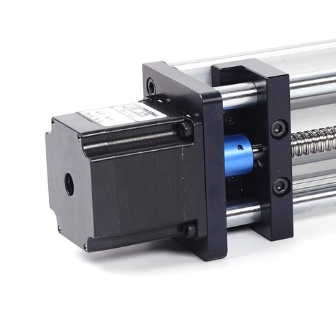 مشغل حركة خطية 100 مم مع محرك متدرج 23nema 57، دليل السكتة الدماغية لطاولة انزلاقية كروية وسكة حديدية متقاطعة وطاولة منزلق GDAE10 دليل السكك الحديدية لوحدة السكتة الدماغية باستخدام الحاسب الآلي وطابعة ثلاثية الأبعاد in Kuwait