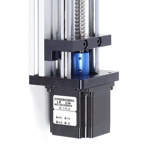 مشغل حركة خطية 100 مم مع محرك متدرج 23nema 57، دليل السكتة الدماغية لطاولة انزلاقية كروية وسكة حديدية متقاطعة وطاولة منزلق GDAE10 دليل السكك الحديدية لوحدة السكتة الدماغية باستخدام الحاسب الآلي وطابعة ثلاثية الأبعاد in Kuwait