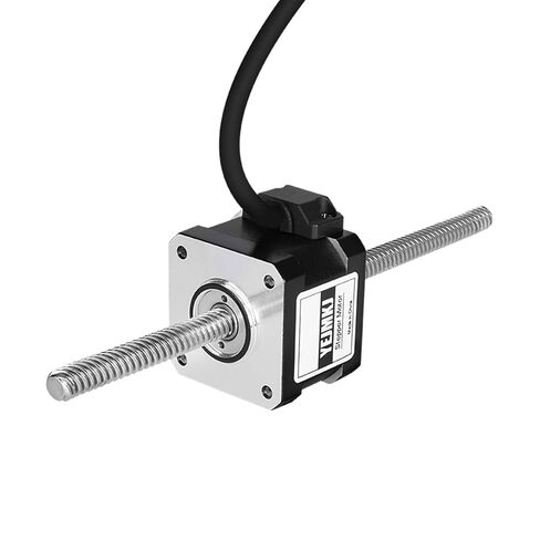 Through Shaft Nema 17 Stepper Motor TR8x8 200mm 2 Phase 1.8‌°‌ High Torque 0.3Nm(42.48oz·in) Bipolar 1.5A 2.7Ω 34mm 42 Step Motor with T8 200mm Cable 1M for 3D Printer DIY Robot CNC in Kuwait