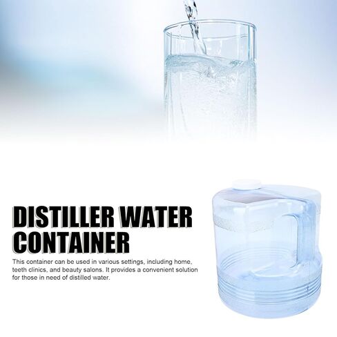Water Distiller Container 4L Teeth Beauty Distillation Home Collection Bottle for Countertop Distillers in Saudi Arabia