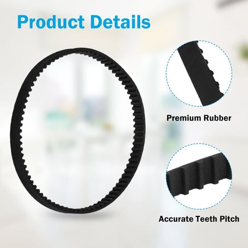 حزام بديل لـ Bissell 3588F ProHeat 2X Revolution Pet Pro Plus ملحقات حزام 2 قطعة (قطعتان) in Kuwait