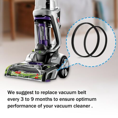 حزام بديل لـ Bissell 3588F ProHeat 2X Revolution Pet Pro Plus ملحقات حزام 2 قطعة (قطعتان) in Kuwait