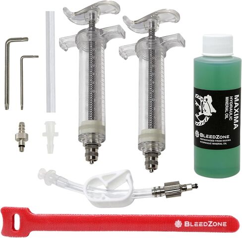 مجموعة BleedZone Bleed لفرامل SRAM Maven، مجموعة كاملة لتنزف الفرامل الهيدروليكية SRAM مع تركيب حافة النزيف، حقنة قابلة لإعادة الاستخدام، خرطوم ومحولات الزيت المعدني، أدوات فرامل الدراجة MTB ومجموعة الصيانة in Saudi Arabia
