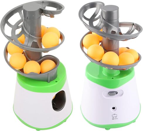 Yosoo Health Gear Table Tennis Robot Automatic PingPong Ball Launcher, Portable Table Tennis Trainer Machine with 10 Balls for Beginners, PingPong Ball Serve Machine for Training Practising in Saudi Arabia