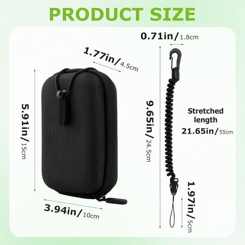 Golf Rangefinder Case,Hard Golf Range Finder Case Box,Universal Range Finders Portable Carry Bag for Most Rangefinders,with a Lanyard in Saudi Arabia