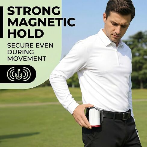 مغناطيس Lensaylx لجهاز Range Finder Golf، حامل آمن قوي مع خطاف فولاذي، إطلاق سريع وحبل مضاد للخسارة، ملحقات جولف عالمية in Kuwait