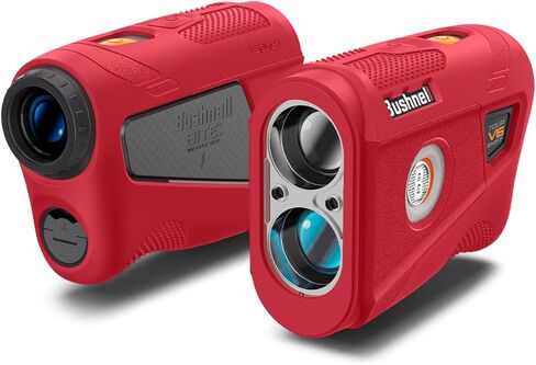 Spigen Golf Silicone Fit Rangefinder Case Designed for Bushnell Rangefinder Tour V6 Shift Protective Cover Carrying Case Golf Rangefinder Accessories - Red in Saudi Arabia