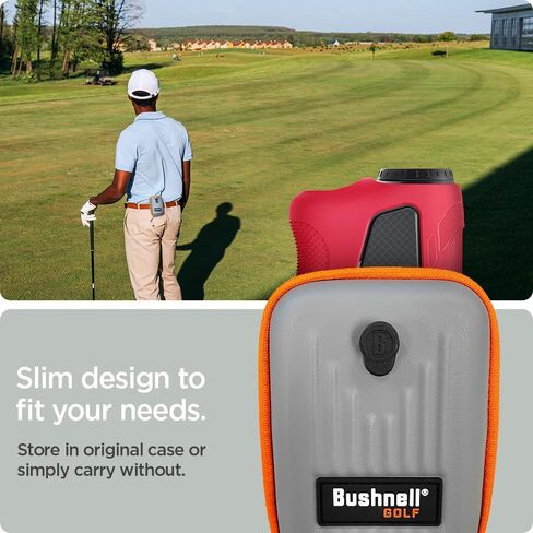 Spigen Golf Silicone Fit Rangefinder Case Designed for Bushnell Rangefinder Tour V6 Shift Protective Cover Carrying Case Golf Rangefinder Accessories - Red in Saudi Arabia
