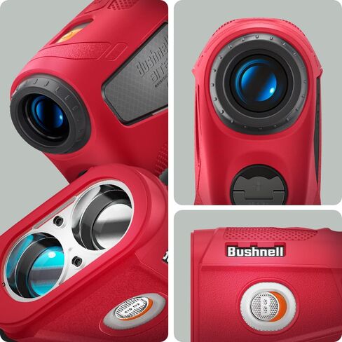 Spigen Golf Silicone Fit Rangefinder Case Designed for Bushnell Rangefinder Tour V6 Shift Protective Cover Carrying Case Golf Rangefinder Accessories - Red in Saudi Arabia