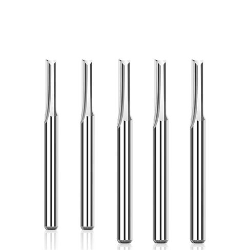 2 Flute Straight Milling Cutter 3.175 Shank Carbide End Mill 4-22mm Engraving Bits for Wood CNC Router Bit(2x12x38L) in Saudi Arabia
