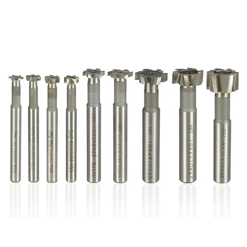 T-Slot Milling Cutter CNC Router Bit 8-20mm HSS End Mill for Metal Working Tool Tungsten Carbide End Milling(20x2x12x74) in Saudi Arabia