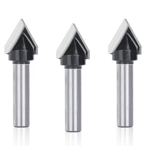 1pcs 3D V Engraving Bit CNC End Mill 8mm Shank Router Bits 16mm Diameter 60 Degrees Milling Cutter for Woodworking in Saudi Arabia