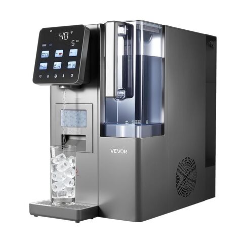 موزع فلتر مياه VEVOR Ice Maker، ماكينة صنع الثلج على سطح الطاولة 4 في 1 مع درجة حرارة الغرفة، ماء ساخن وبارد، فلتر RO 6 مراحل + فلتر تمعدن، متعدد الوظائف لحفلات المكتب المنزلي in Saudi Arabia
