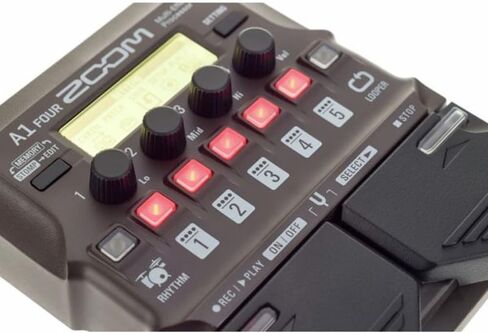 Zoom A1 معالج متعدد التأثيرات لأربعة أدوات صوتية مع محول طاقة AD-16 in Saudi Arabia