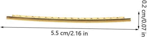 BESPORTBLE 40pcs Guitar Fret Wires Set Acoustic and Electric Guitar Upgrade Parts Metal Fret Lines for Fretboard Replacement Suitable for Folk and Mandolins in Saudi Arabia