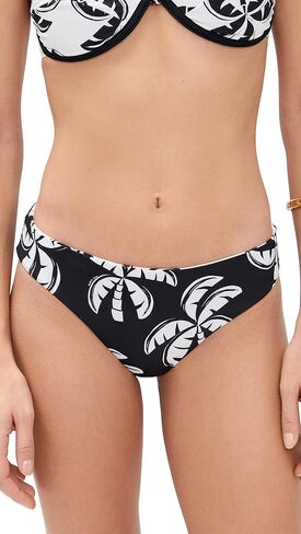 FARM Rio Women's Graphic Palms Low Double Bikini Bottoms in Kuwait