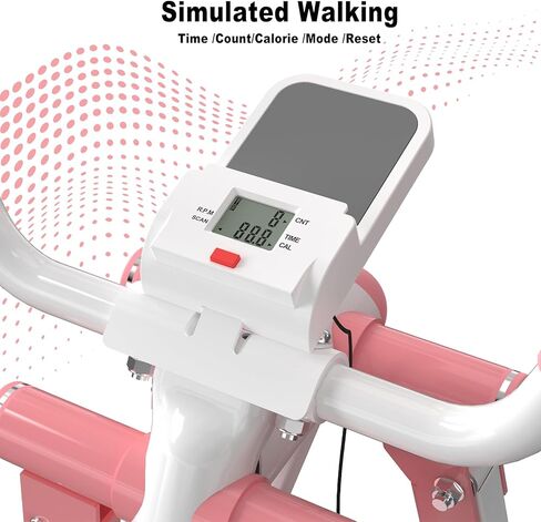 HOTWAVE Air Walker Exercise Machine, Home Space Walker Aerobic Stepper, Foldable Elliptical for Small Spaces - Cross Trainer Glider Exercise Machine for Men and Women Fitness Equipment in Kuwait