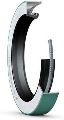 7414 Single Lip Oil Seal - Solid, 0.750 in Shaft, 1.124 in OD, 0.188 in Width, CRW1 Design, Nitrile Rubber (NBR) Lip Material in Kuwait