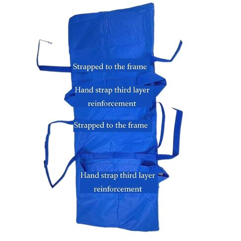 Heavy-Duty Body Bag 200x80cm, Double Zipper & 4 Handles, Waterproof 150g Non-Woven Fabric, for Funeral Transport & Emergency Rescue in Saudi Arabia