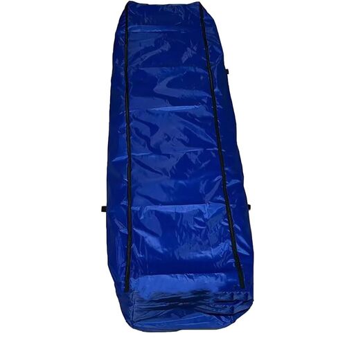 Waterproof Storage Bag, U-Shaped Zipper & 4 Handles, Body Bag Waterproof Thickened Oxford Pongee Fabric, for Funeral, Emergency, Outdoor Use(Blue*1) in Saudi Arabia