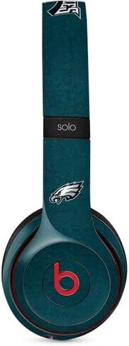 Skinit Decal Audio Skin Compatible with Beats Solo 3 Wireless - Officially Licensed NFL Philadelphia Eagles Distressed Design in Saudi Arabia
