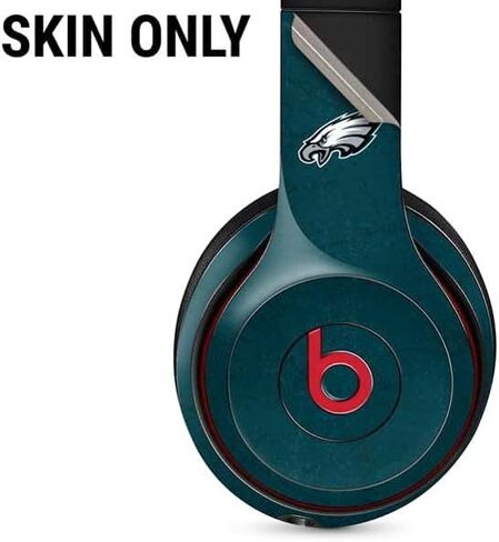 Skinit Decal Audio Skin Compatible with Beats Solo 3 Wireless - Officially Licensed NFL Philadelphia Eagles Distressed Design in Saudi Arabia