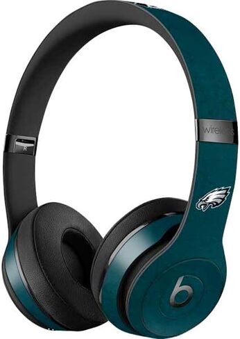 Skinit Decal Audio Skin Compatible with Beats Solo 3 Wireless - Officially Licensed NFL Philadelphia Eagles Distressed Design in Saudi Arabia