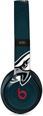 Skinit Decal Audio Skin Compatible with Beats Solo 3 Wireless - Officially Licensed NFL Philadelphia Eagles Distressed Design in Saudi Arabia